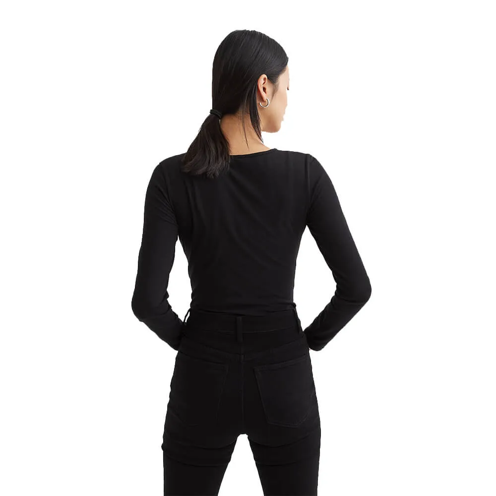 Long sleeve H&M Jersey Top, black