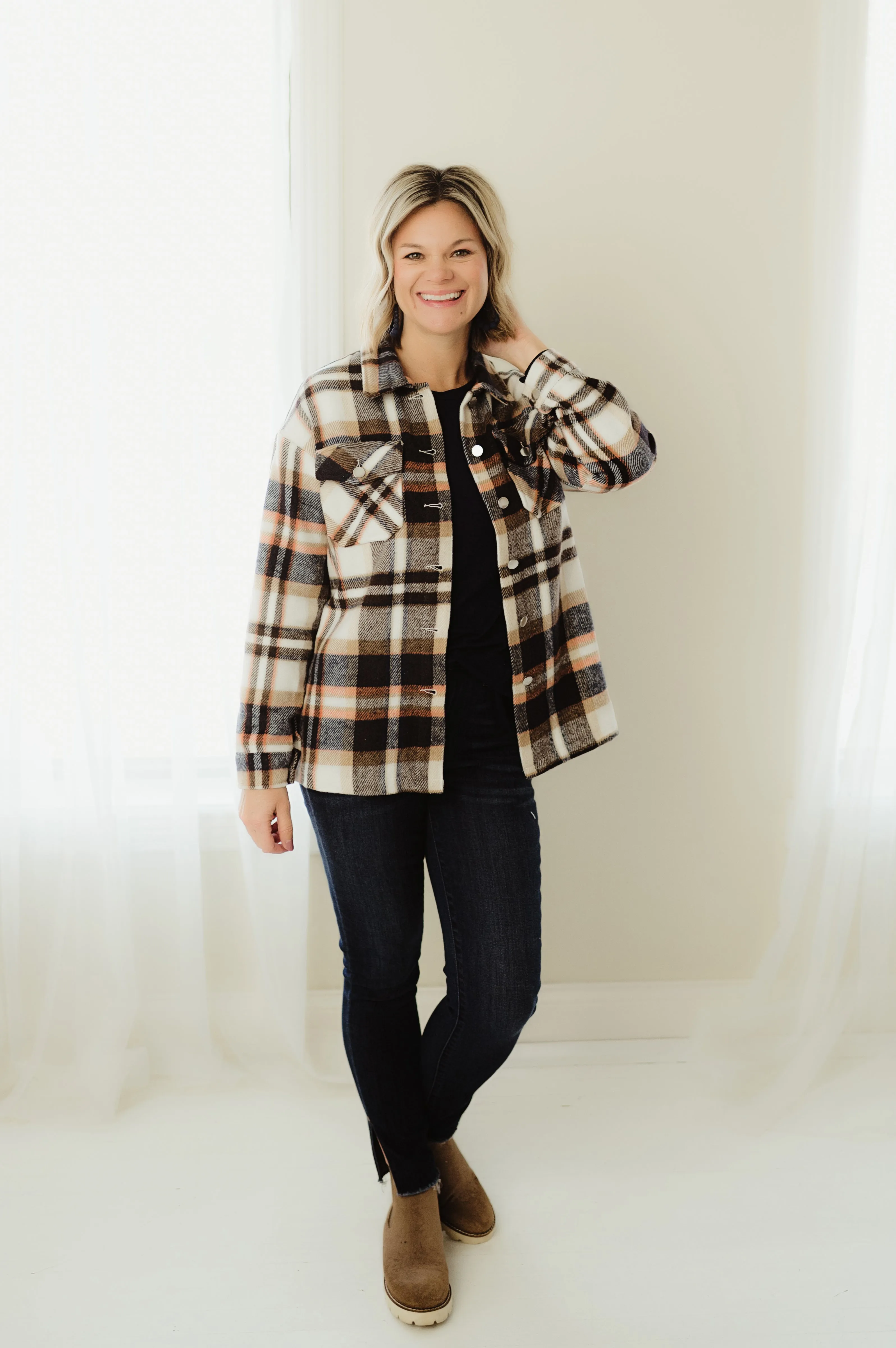 Long Sleeve Plaid Flannel