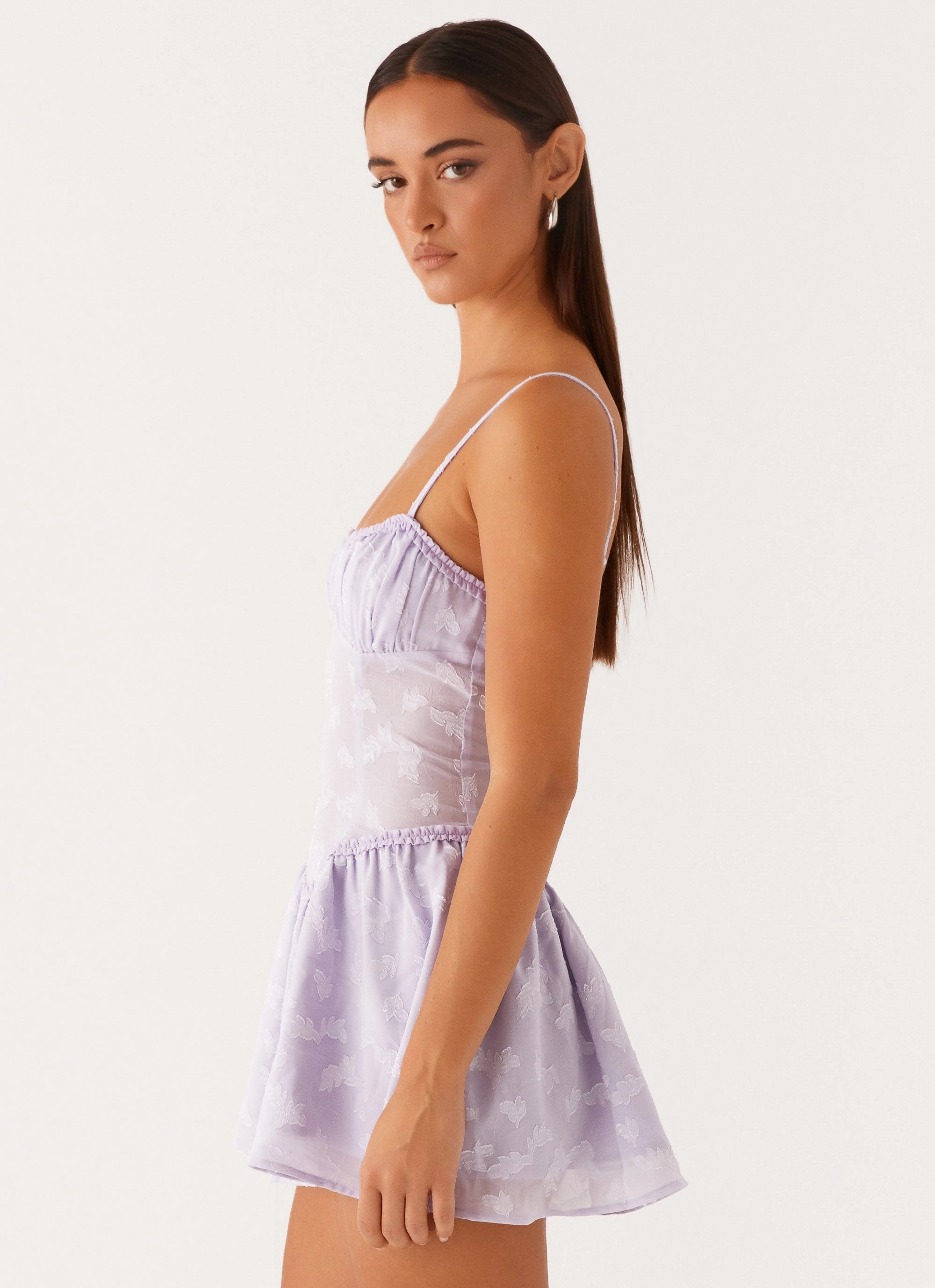Shape Retention Morgana Mini Dress - Lilac