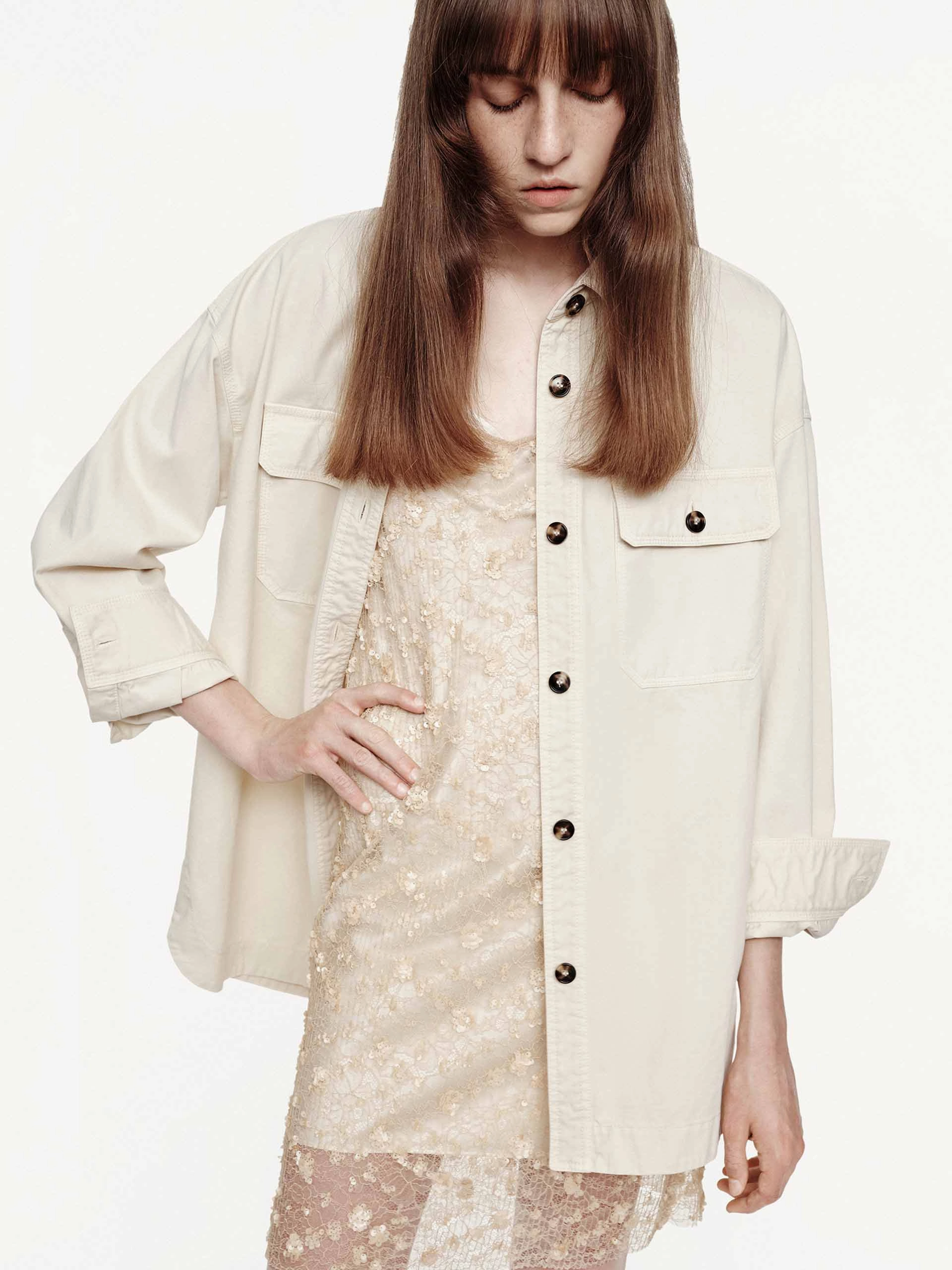 Long Sleeves Cotton Jacket