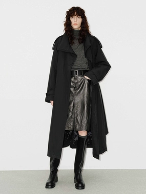 Longline Down Trench Coat