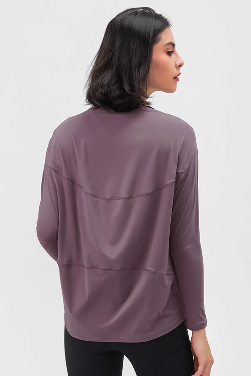 Loose & Relaxed Fit Women's Activewear Top