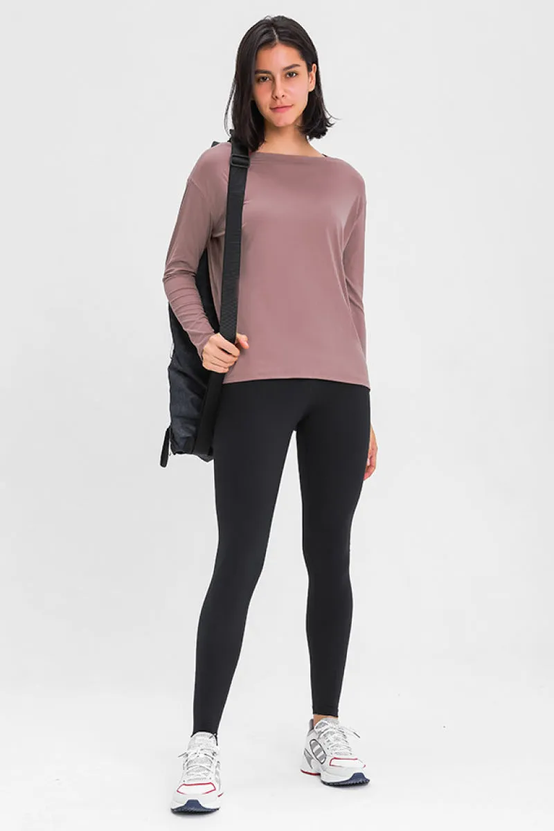 Loose & Relaxed Fit Women's Activewear Top