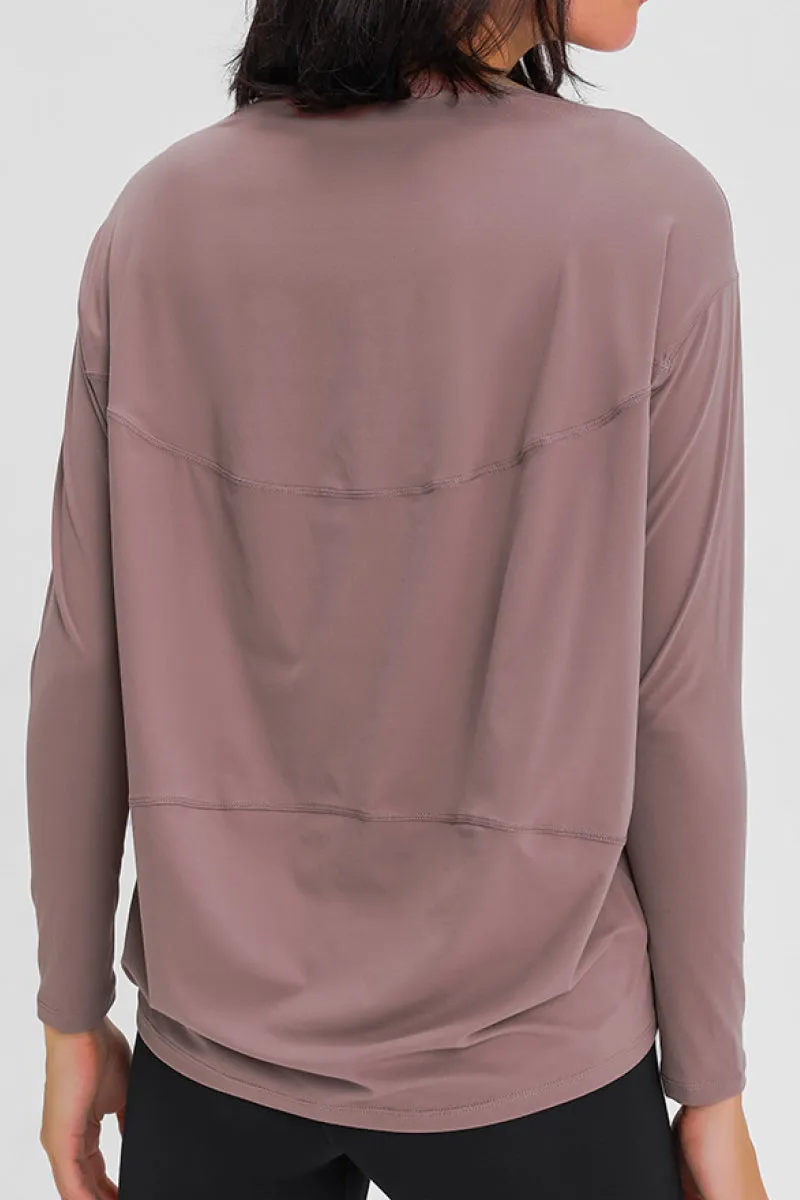 Loose & Relaxed Fit Women's Activewear Top