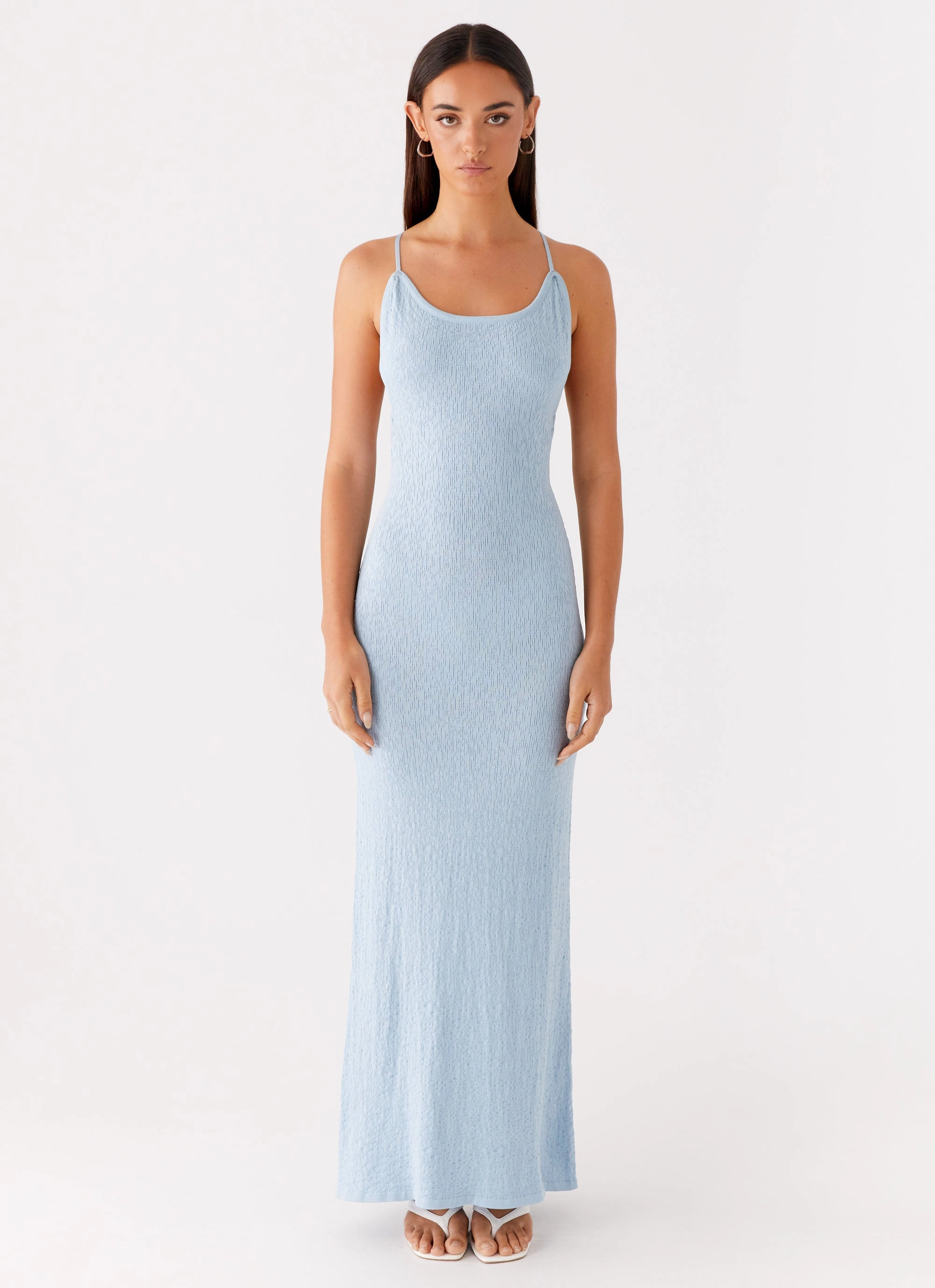 Lopez Maxi Dress - Blue Lux Look