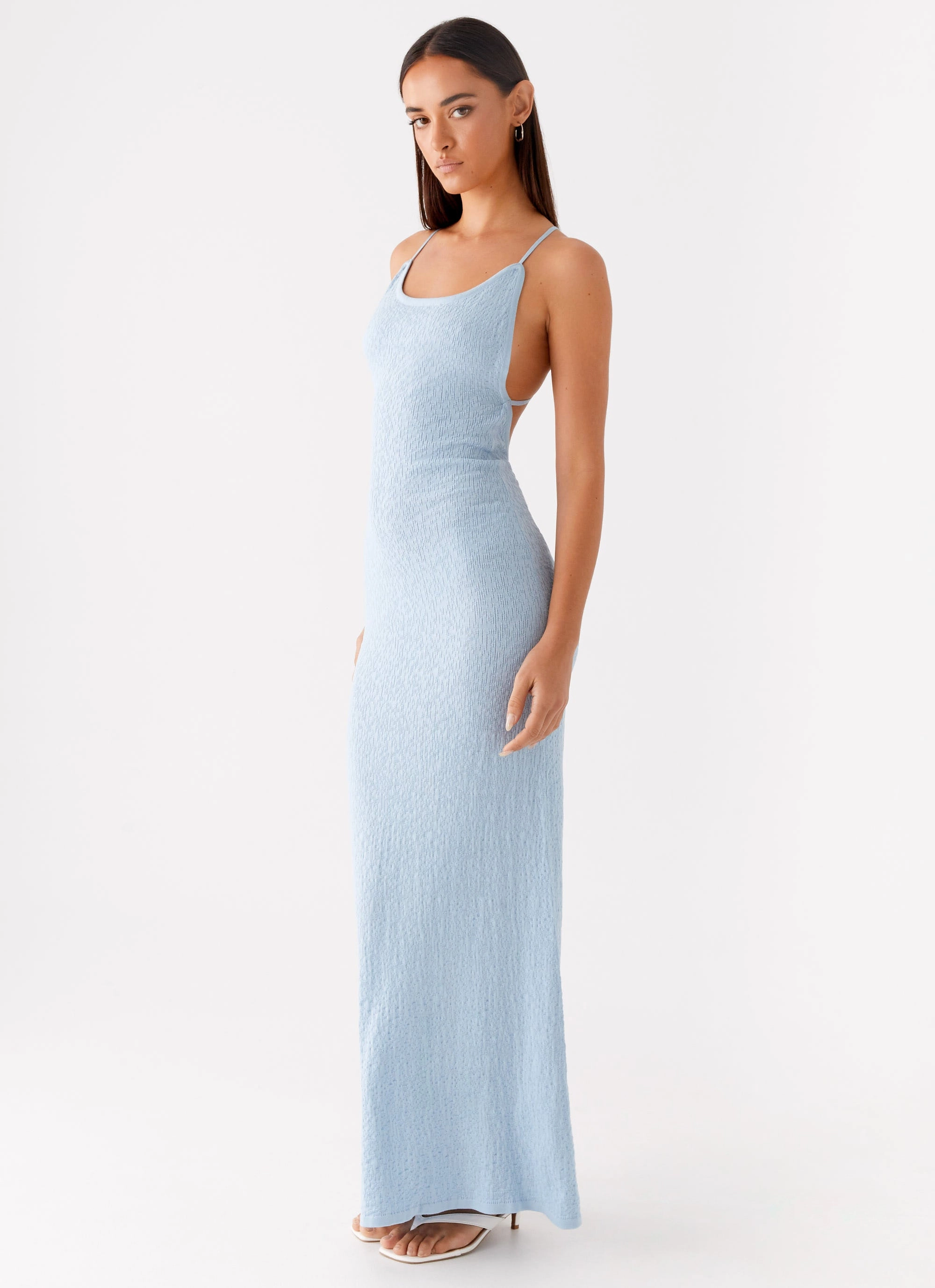 Lopez Maxi Dress - Blue Chic Harmony