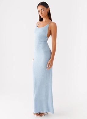 Lopez Maxi Dress - Blue Gradient Tone Lopez Maxi Dress - Blue Chic Harmony
