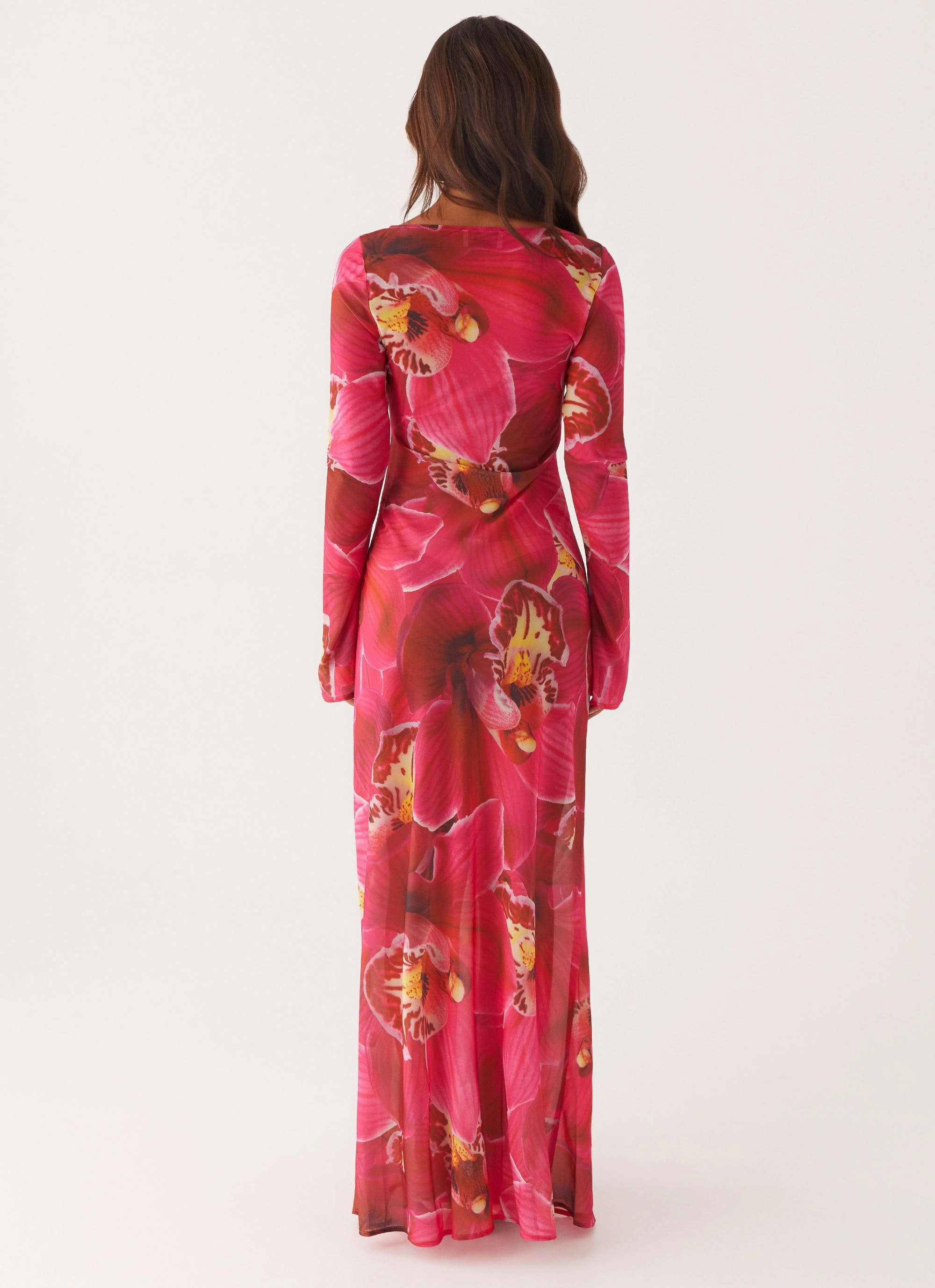 Layered Fit Lorde Maxi Dress - Orchid Pink