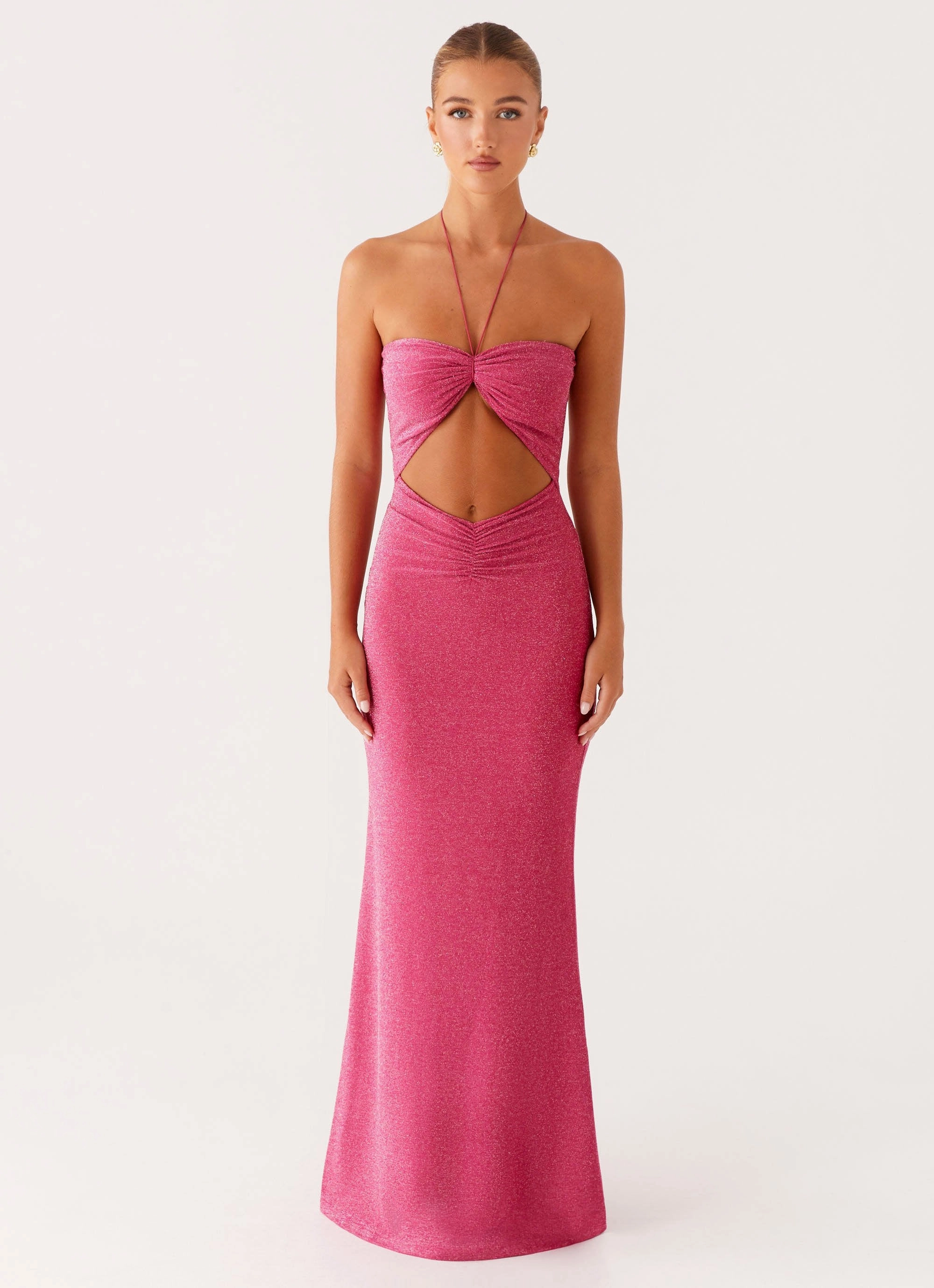 City Style Lorenzo Maxi Dress - Raspberry