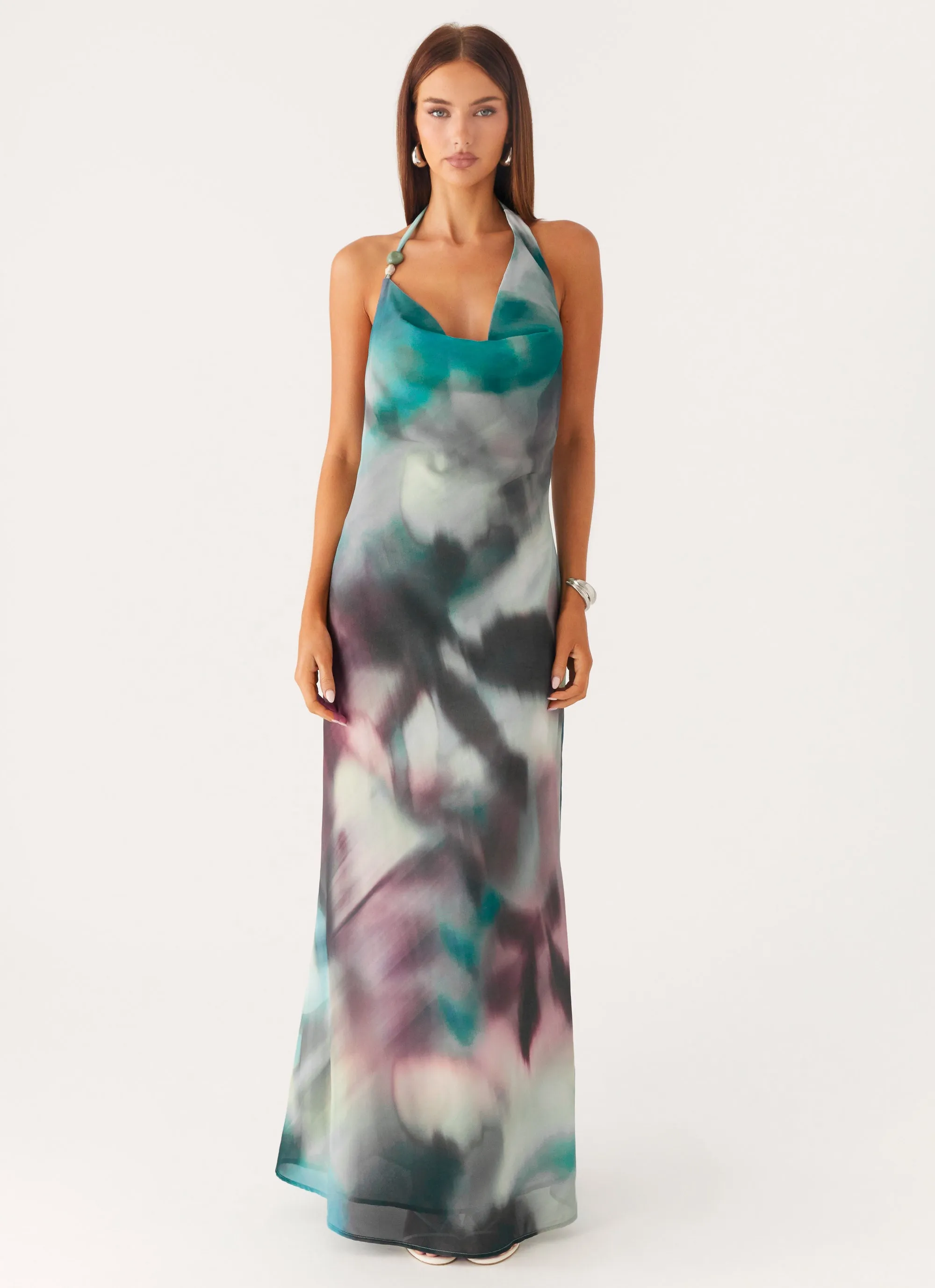 Weekend Style Lost At Sea Maxi Dress - Sea Splash