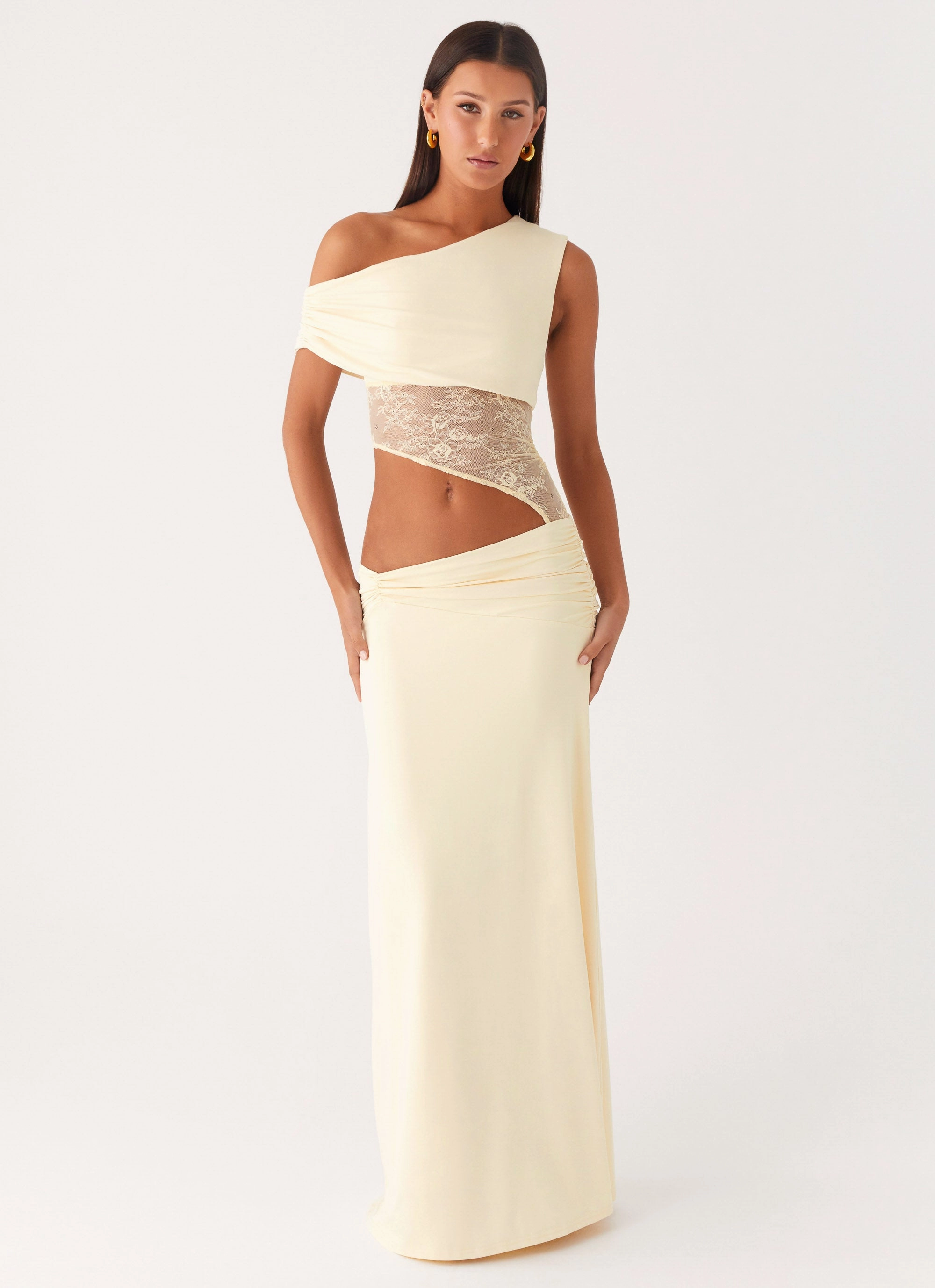 Cozy Layers Love Motion Maxi Dress - Lemon