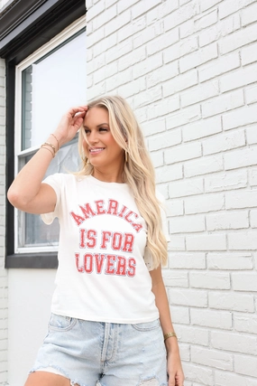 Lovers Tourist Tee(FINAL SALE) Layered Hem Finish LatticeKnit Zero Waste Production Label Lovers Tourist Tee(FINAL SALE)