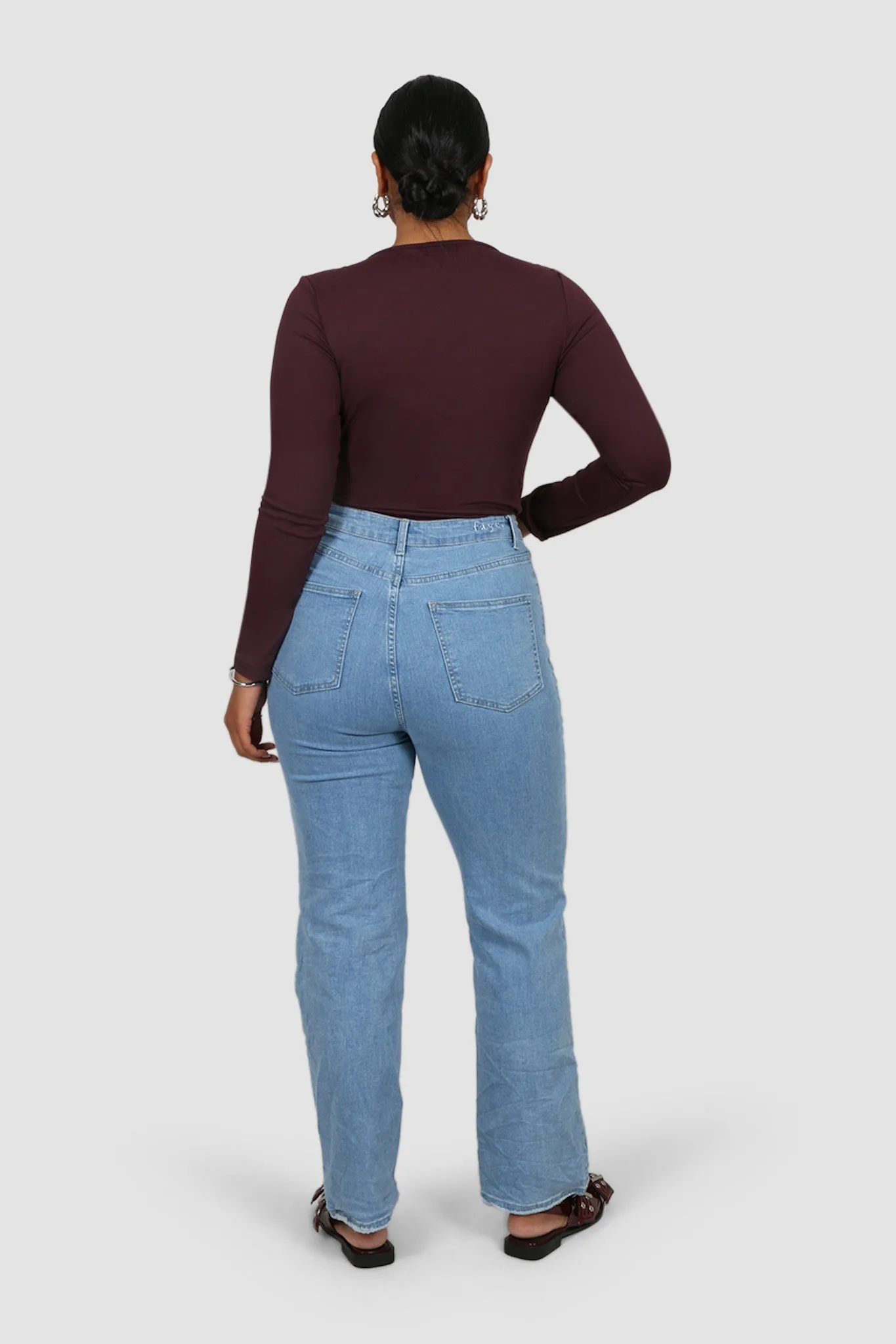 L/S BODYSUIT DEEP PLUM