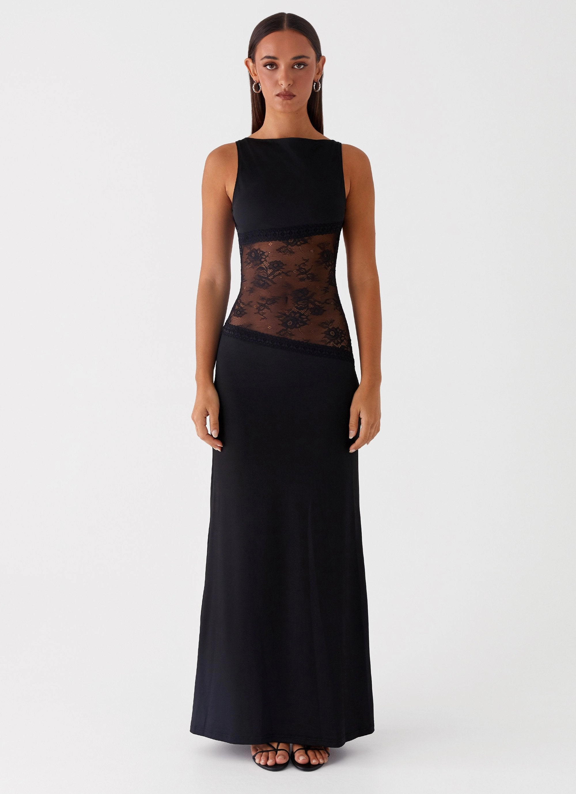 Lucinda Maxi Dress - Black Evening Look Daily Form