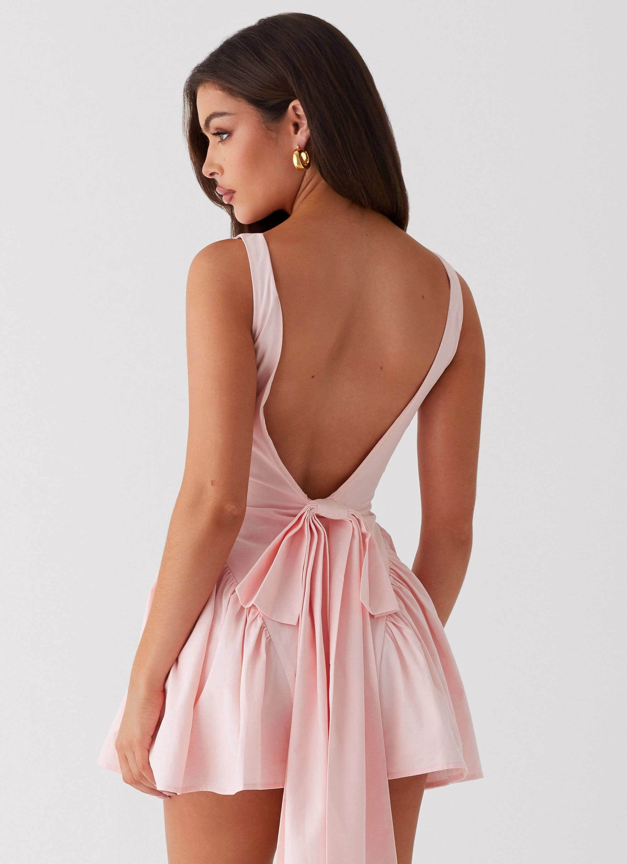 Romantic Bloom Invited Mini Dress - Pink