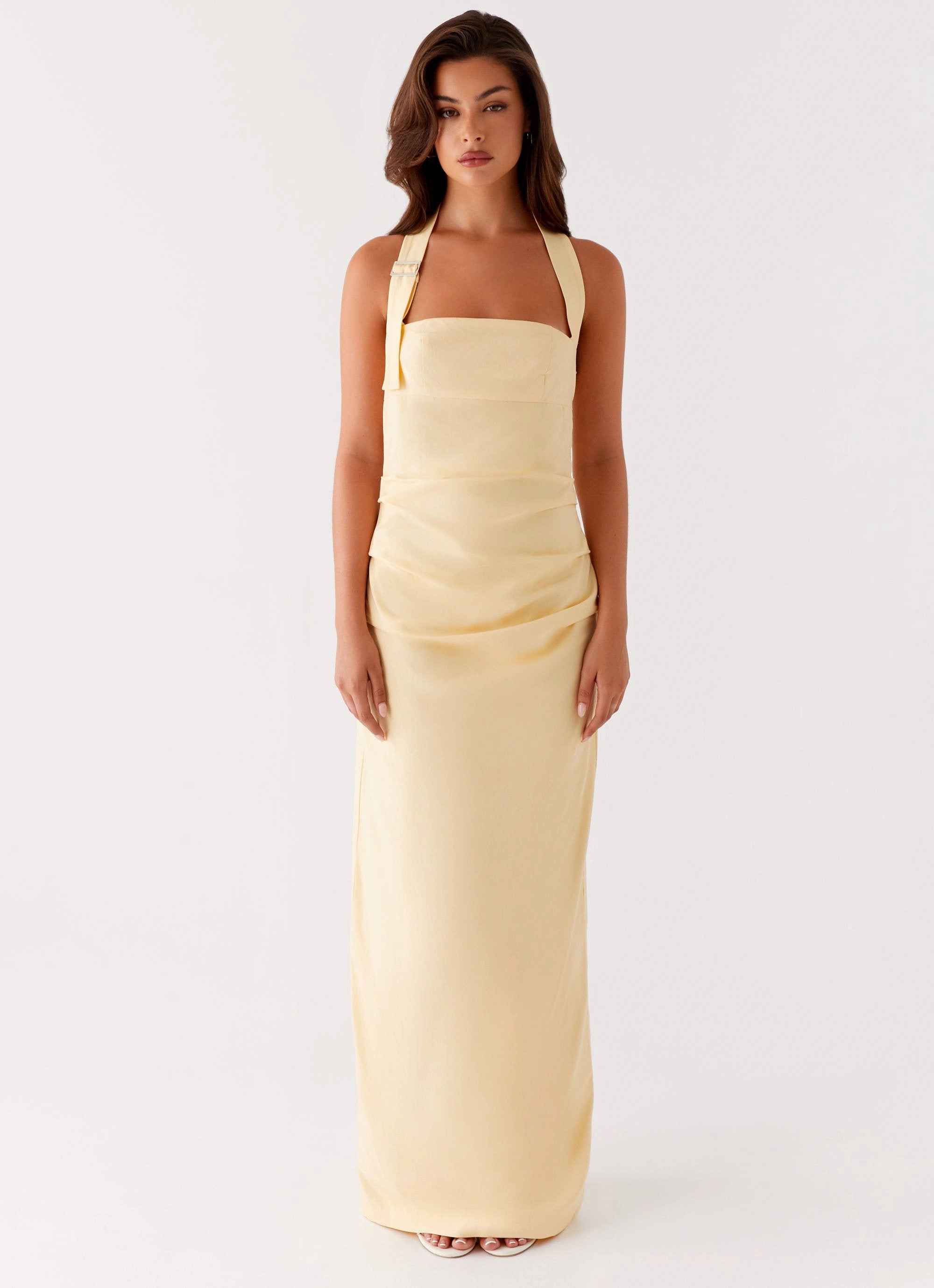Relaxed Wear Rumour Has it Maxi Dress - Yellow