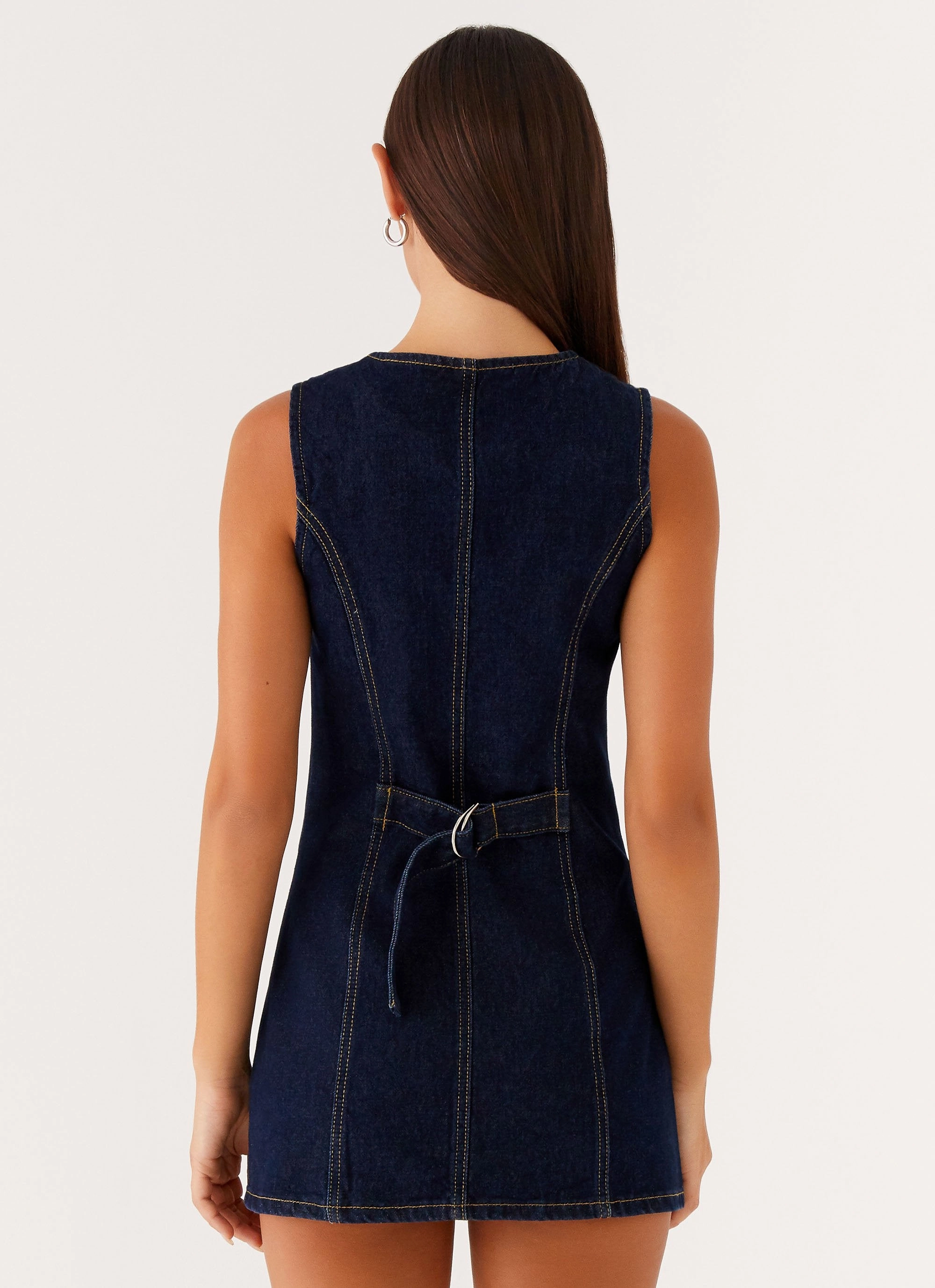 Dolton Mini Dress - Indigo Minimal Core Airy Comfort