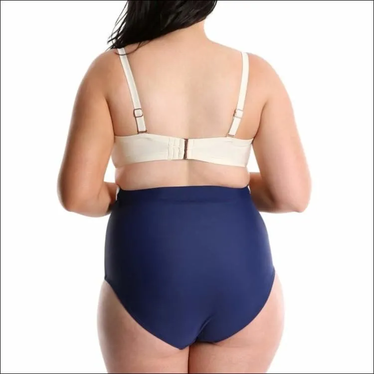Lysa Women’s Plus Size Carly Twist Front One Piece Swimsuit 0X 1X 2X 3X