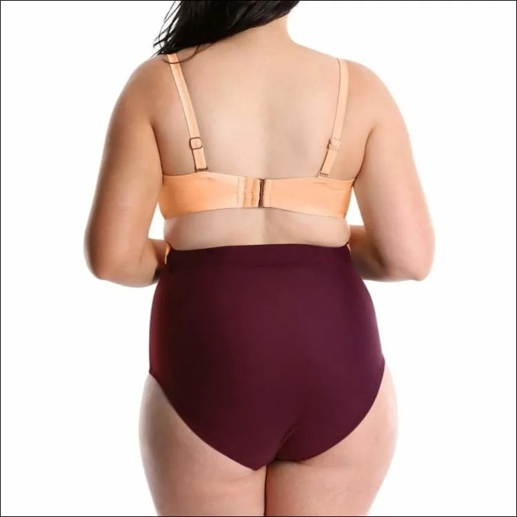 Lysa Women’s Plus Size Carly Twist Front One Piece Swimsuit 0X 1X 2X 3X