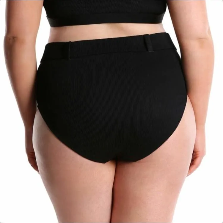Lysa Women’s Plus Size Ribbed Olivia Bikini Swimsuit 2pc Set 0X 1X 2X 3X