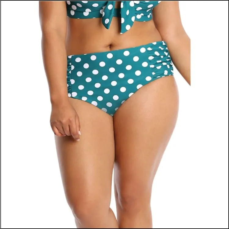 Lysa Women’s Plus Size Tyra Bikini Swimsuit 2pc Set 0X 1X 2X 3X