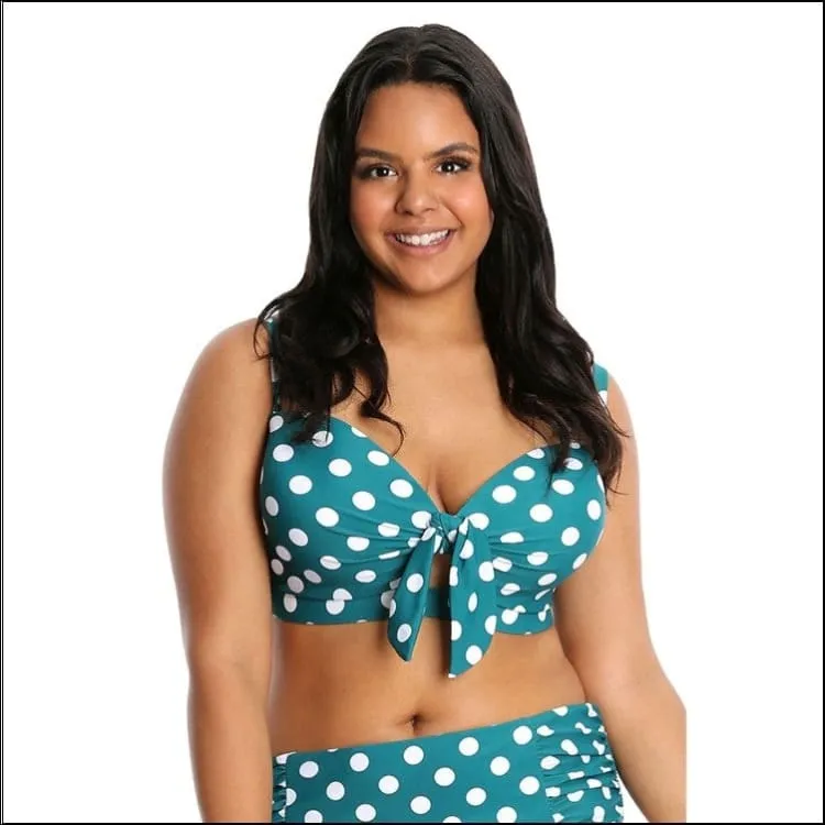 Lysa Women’s Plus Size Tyra Bikini Swimsuit 2pc Set 0X 1X 2X 3X