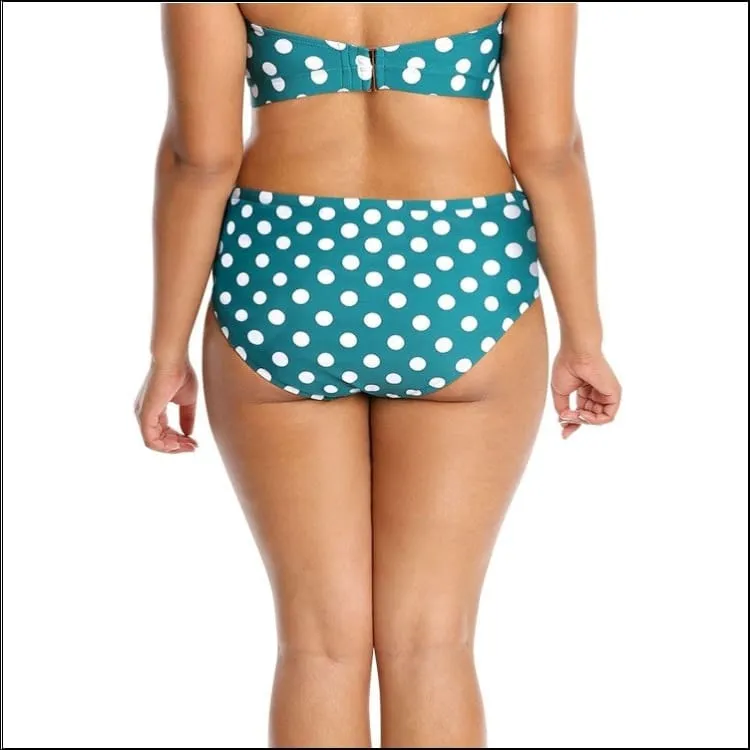 Lysa Women’s Plus Size Tyra Bikini Swimsuit 2pc Set 0X 1X 2X 3X