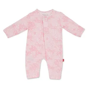 Magnetic Me Easy-Close Modal Coverall Jumpsuit Pink Doeskin Newborn
