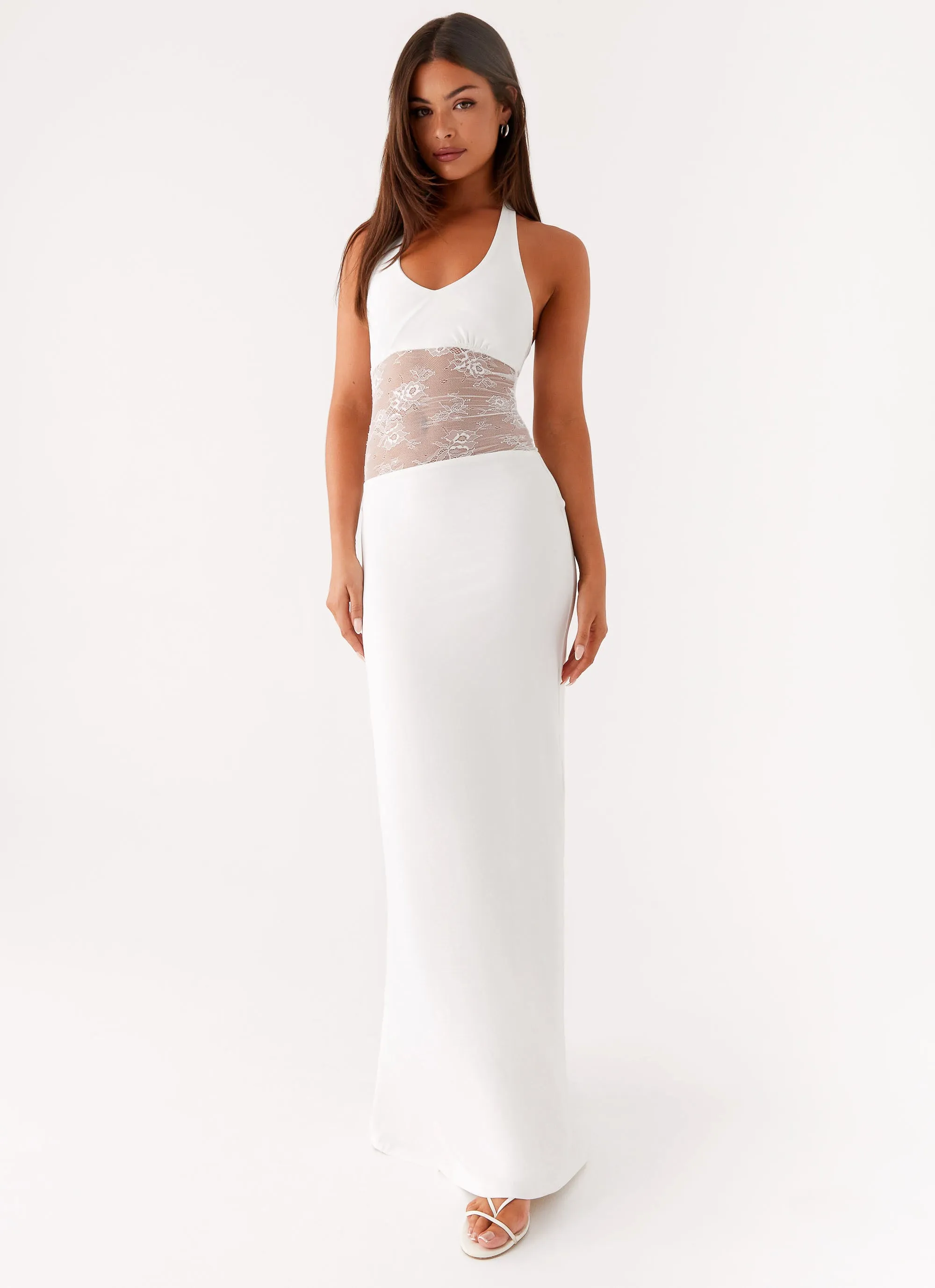 Practical Choice Main Focus Maxi Dress - White