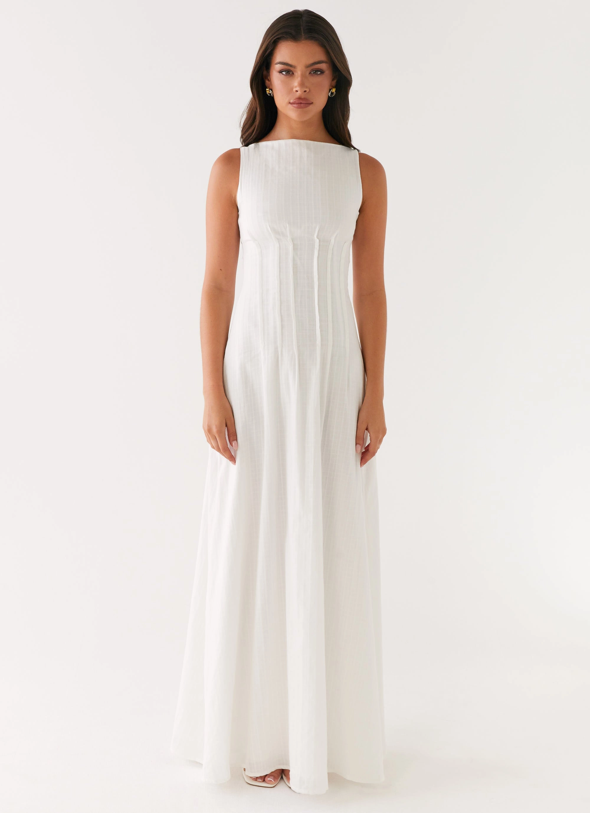 Maloney Maxi Dress - White Comfy Layers