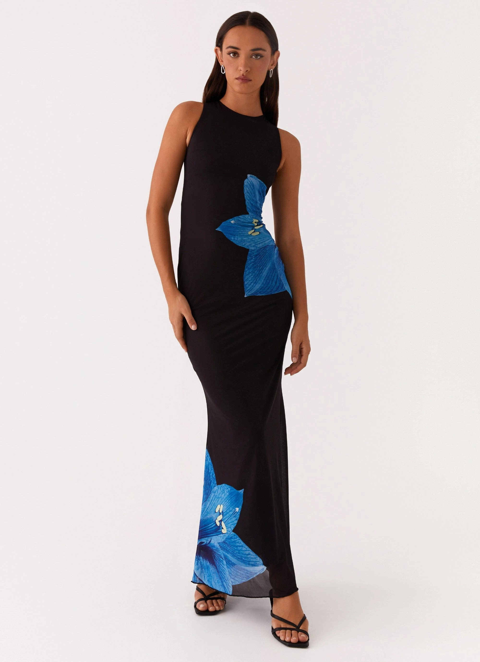 Manhattan Nights Maxi Dress - Black Grab Now
