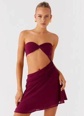 Subtle Glow Subtle Flex Marbella Mini Dress - Violetta