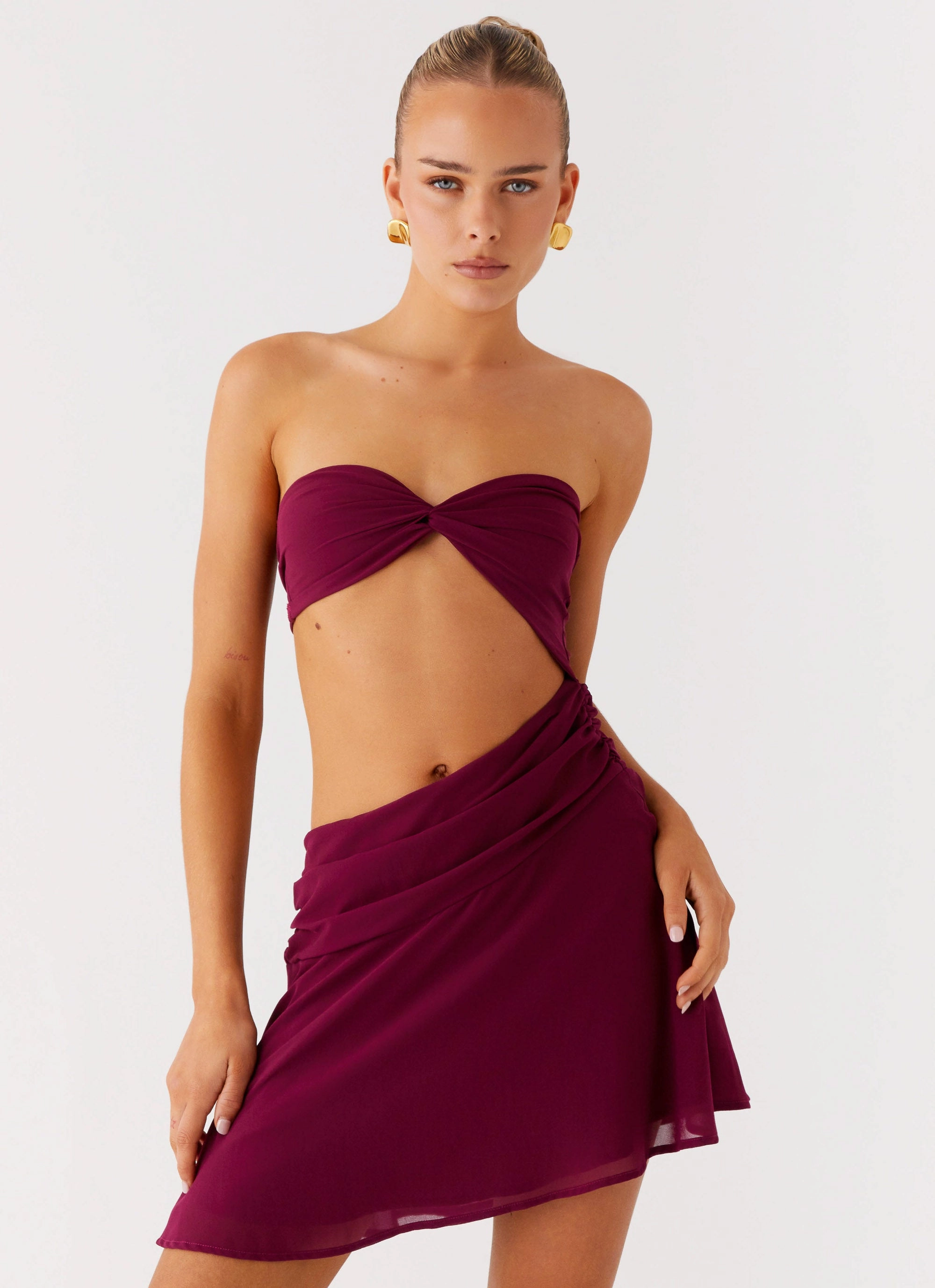 Subtle Glow Subtle Flex Marbella Mini Dress - Violetta