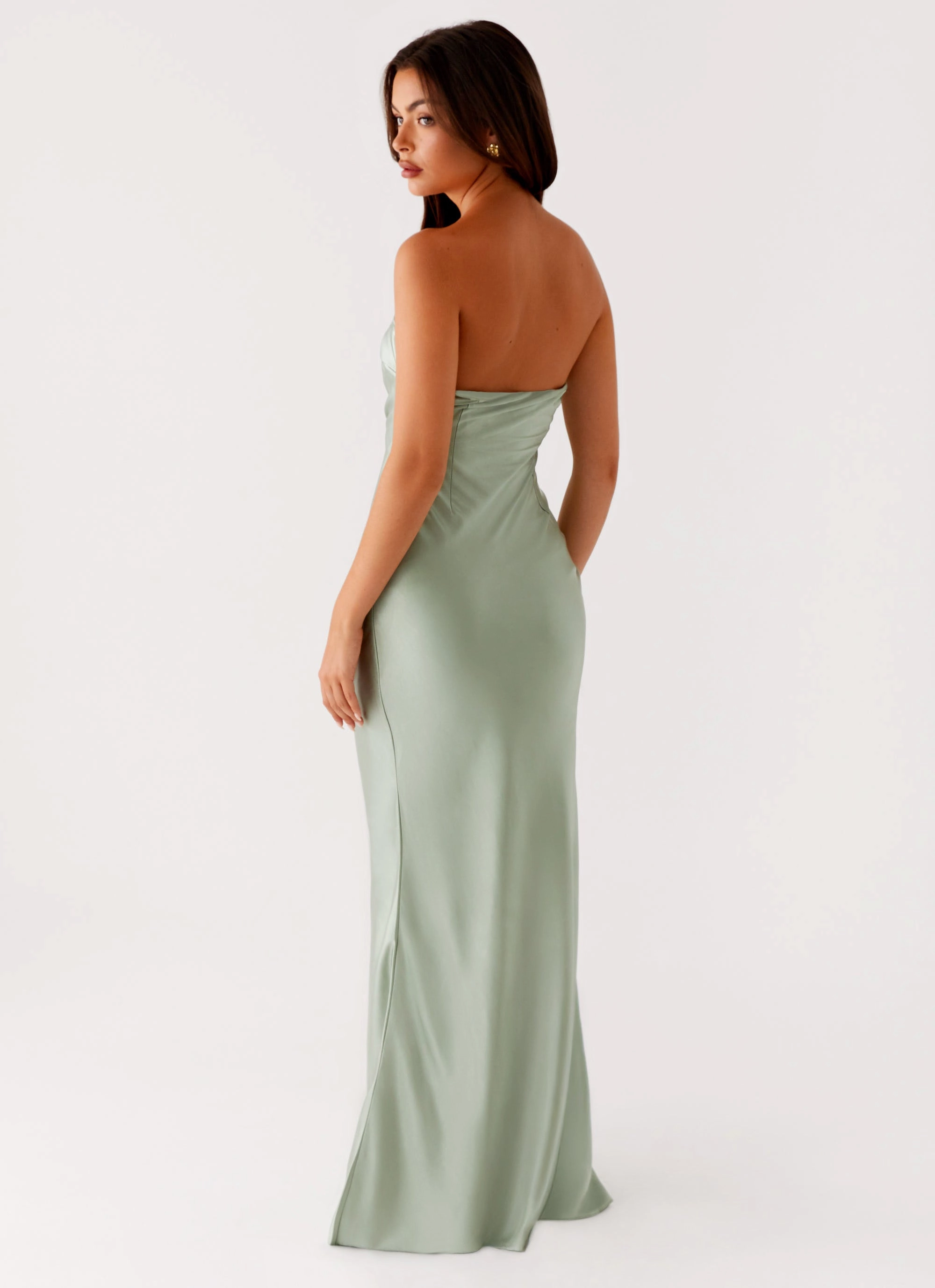 Monte Carlo Maxi Dress - Sage Subtle Glow