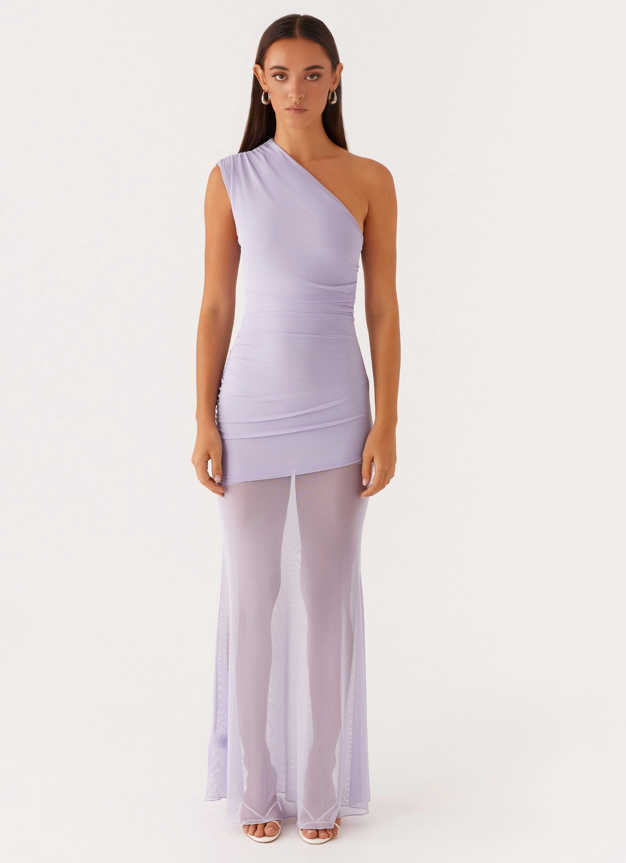 Marea Maxi Dress - Lilac Cozy Layer Urban Drape