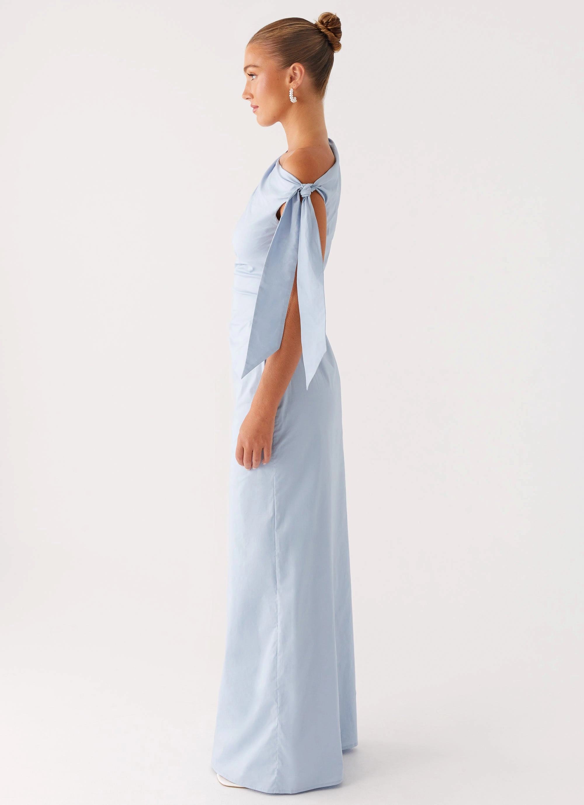 Marella Maxi Dress - Blue Flattering Silhouette