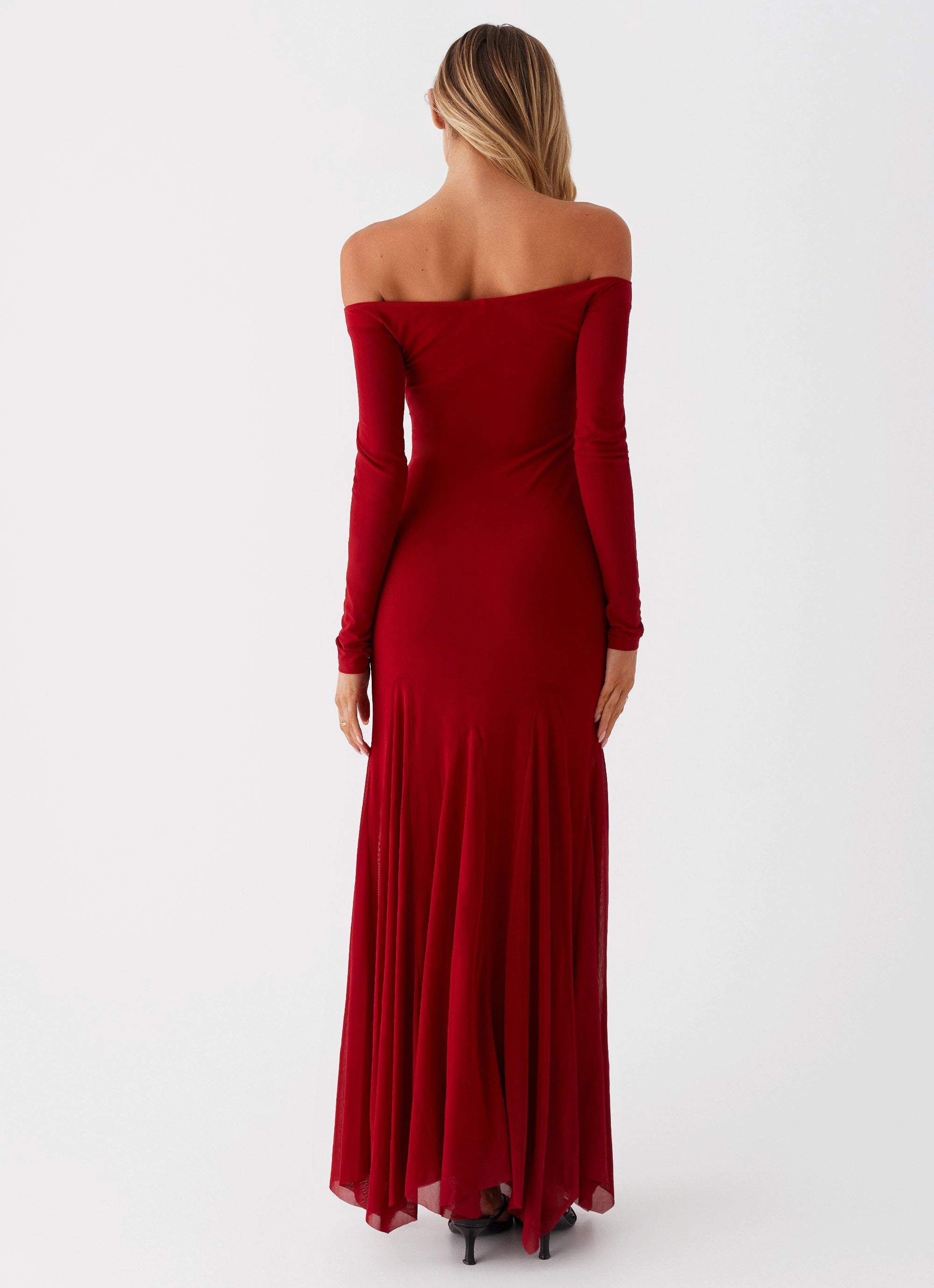 Maribel Maxi Dress - Red Gentle Look