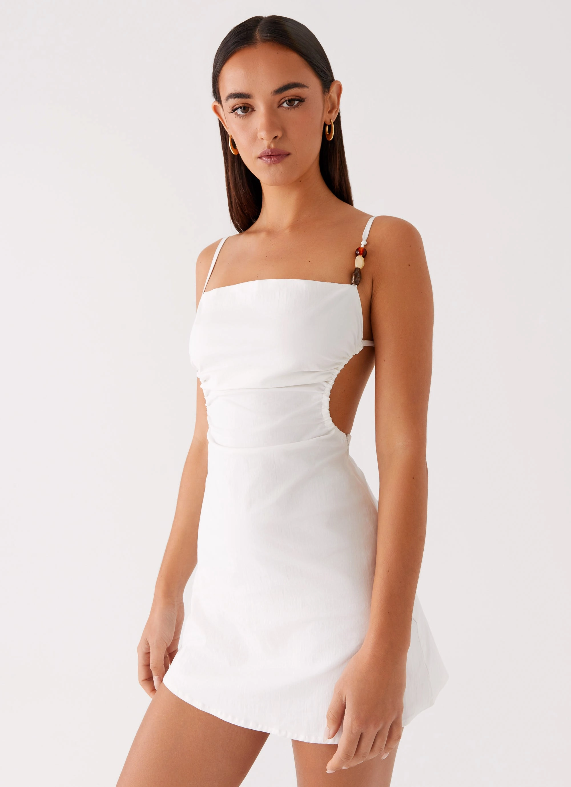 Marlon Mini Dress - White Romantic Mood