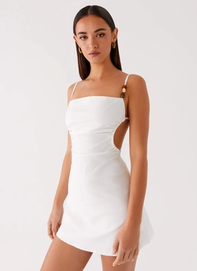 Marlon Mini Dress - White Romantic Mood