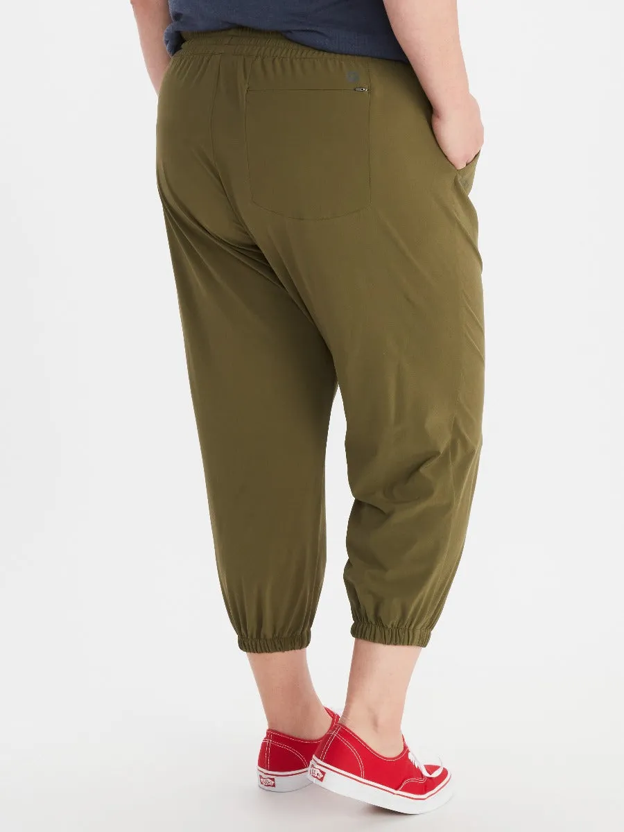 Marmot Womens Elda Jogger Pant Moss Size 1X
