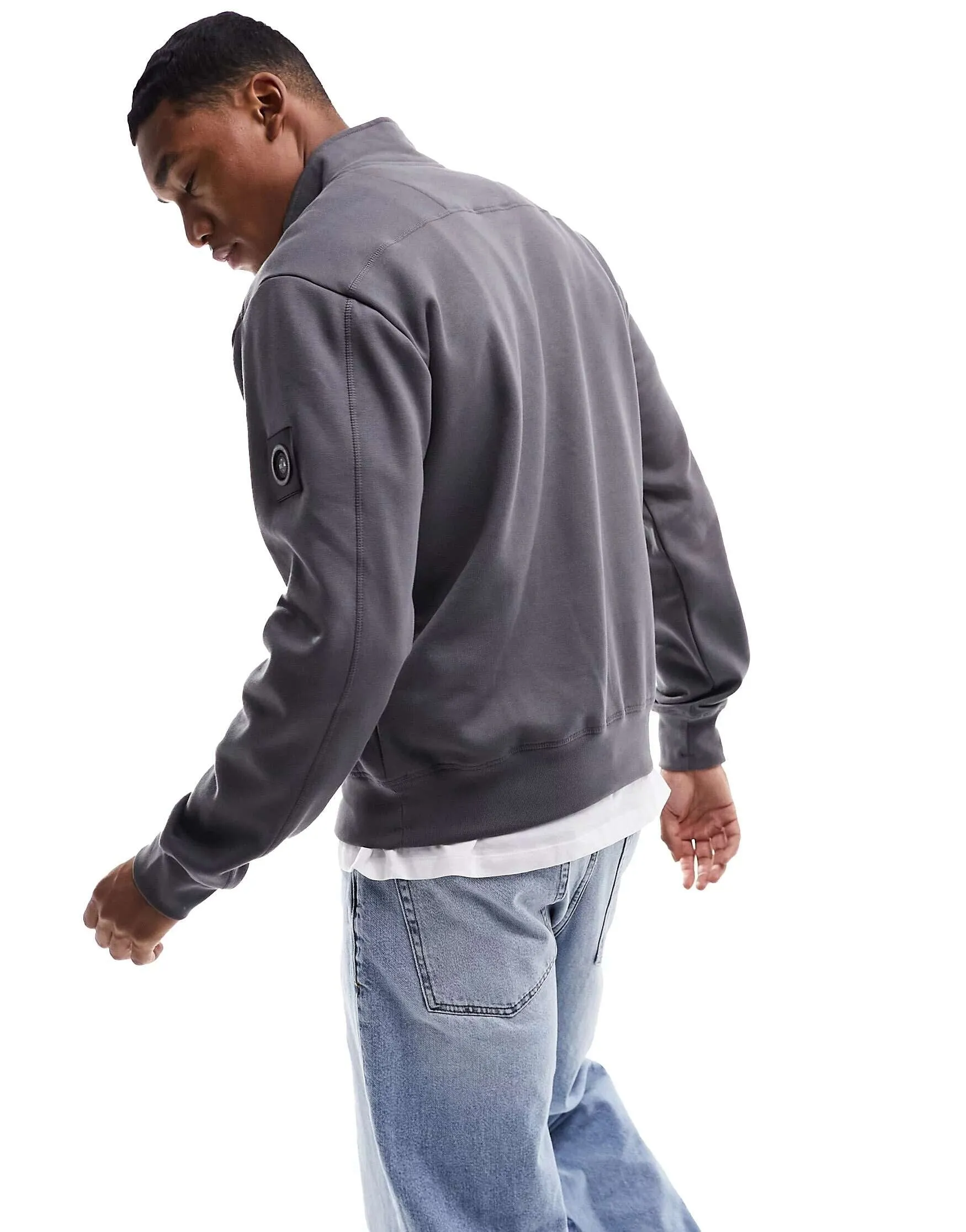 Marshall Artist Siren Gray Half-Zip Sweatshirt