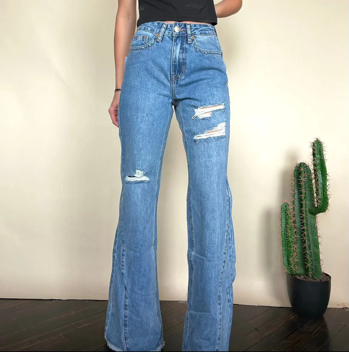 Martina Palazzo distressed Women's Jeans