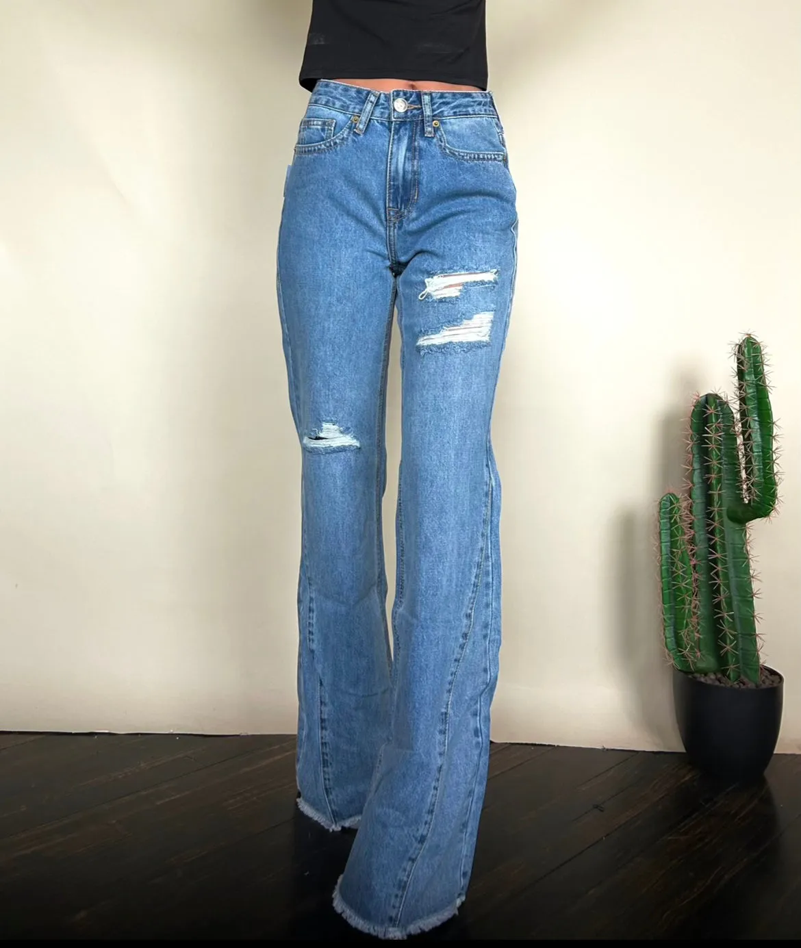Martina Palazzo distressed Women's Jeans