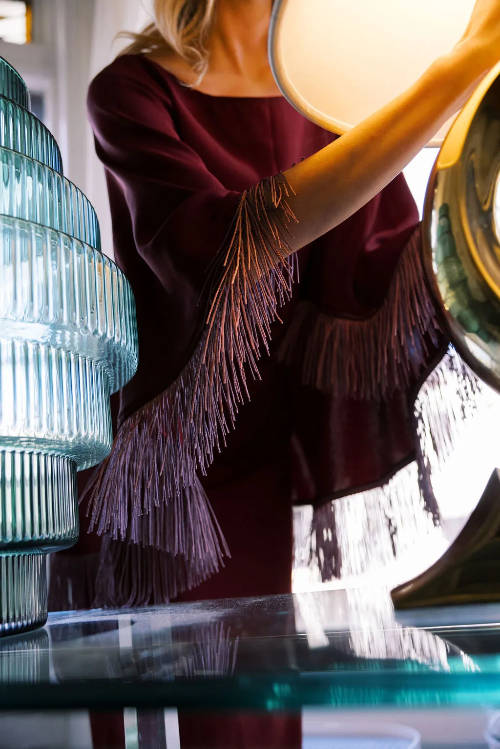 MASON by MASON'S DAUGHTER Marcia Midi Dress Farm Air