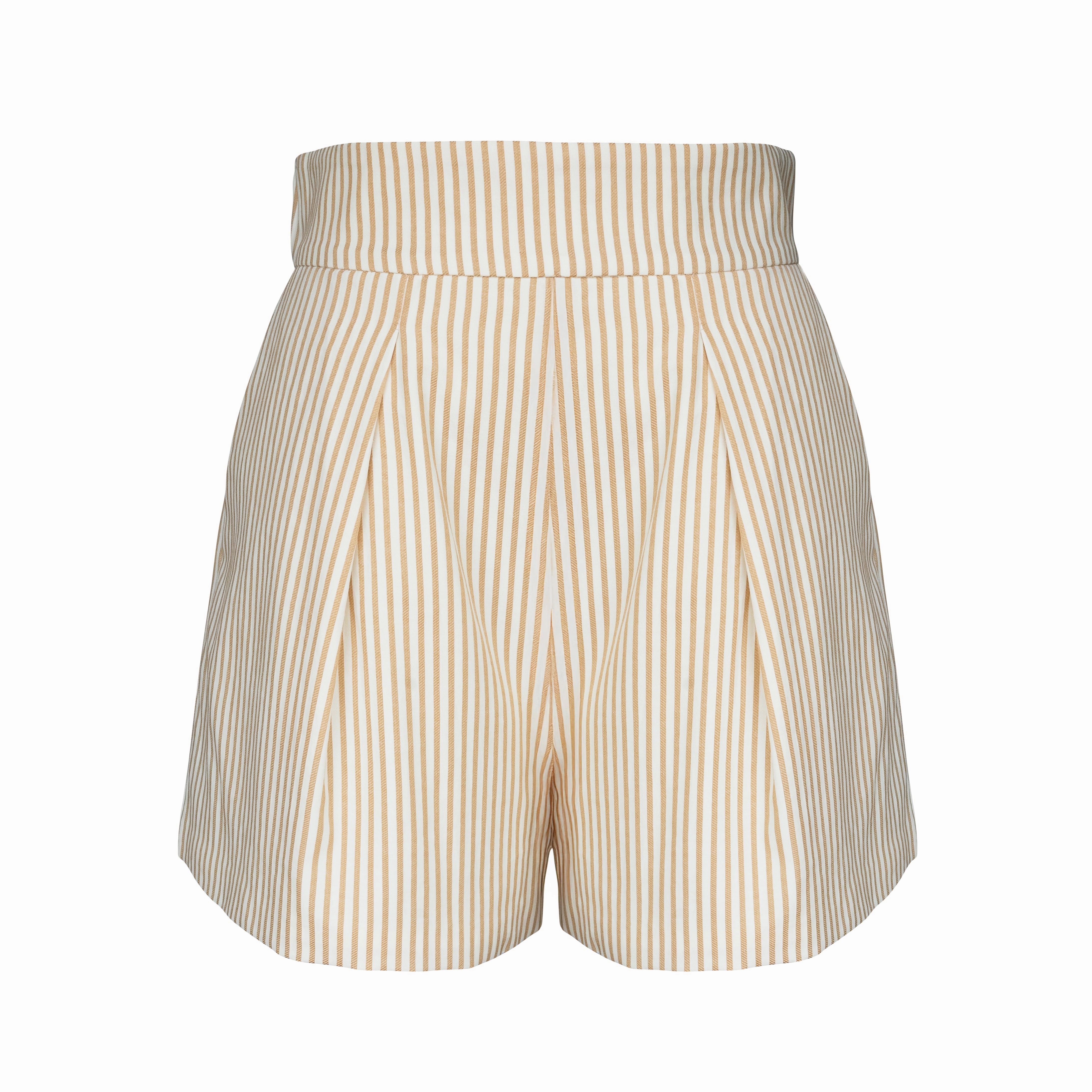 Sporty Hoodie MASON'S DAUGHTER | Olivia Short, Mustard Striped