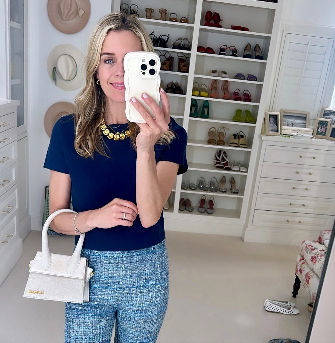 Simple Cut Tagless Neckline MASON'S DAUGHTER Stella Knit Top, Navy