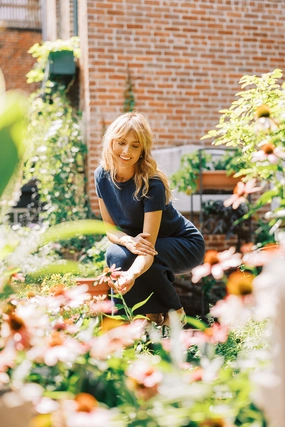 MASON'S DAUGHTER Stella Knit Top, Navy Multi Panel Tailoring MASON'S DAUGHTER Stella Knit Top, Navy Light Deflection Fabric Lightweight Knit