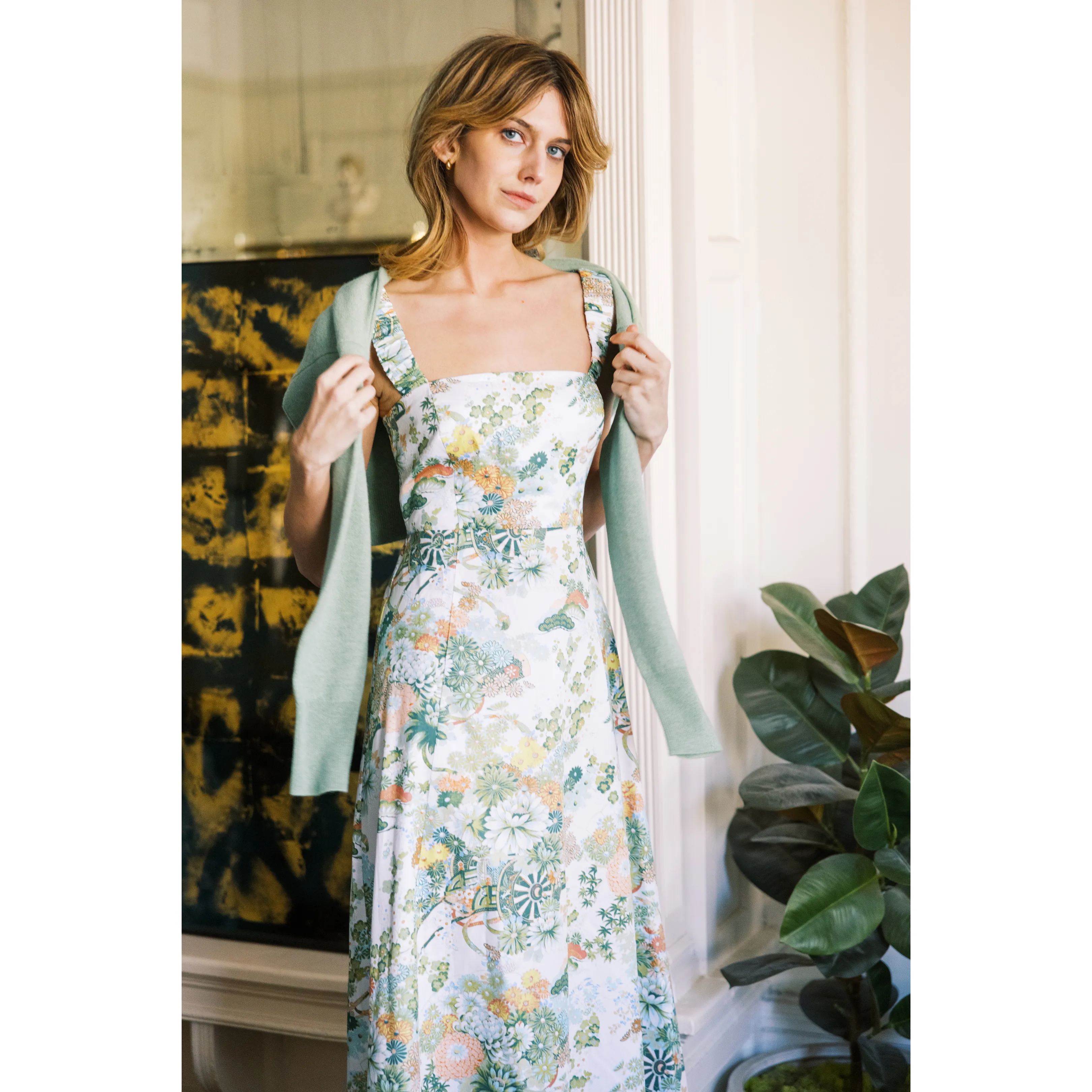 Trendy wrap gown MASON'S DAUGHTER | Maxi Dress, Spring Chinoiserie