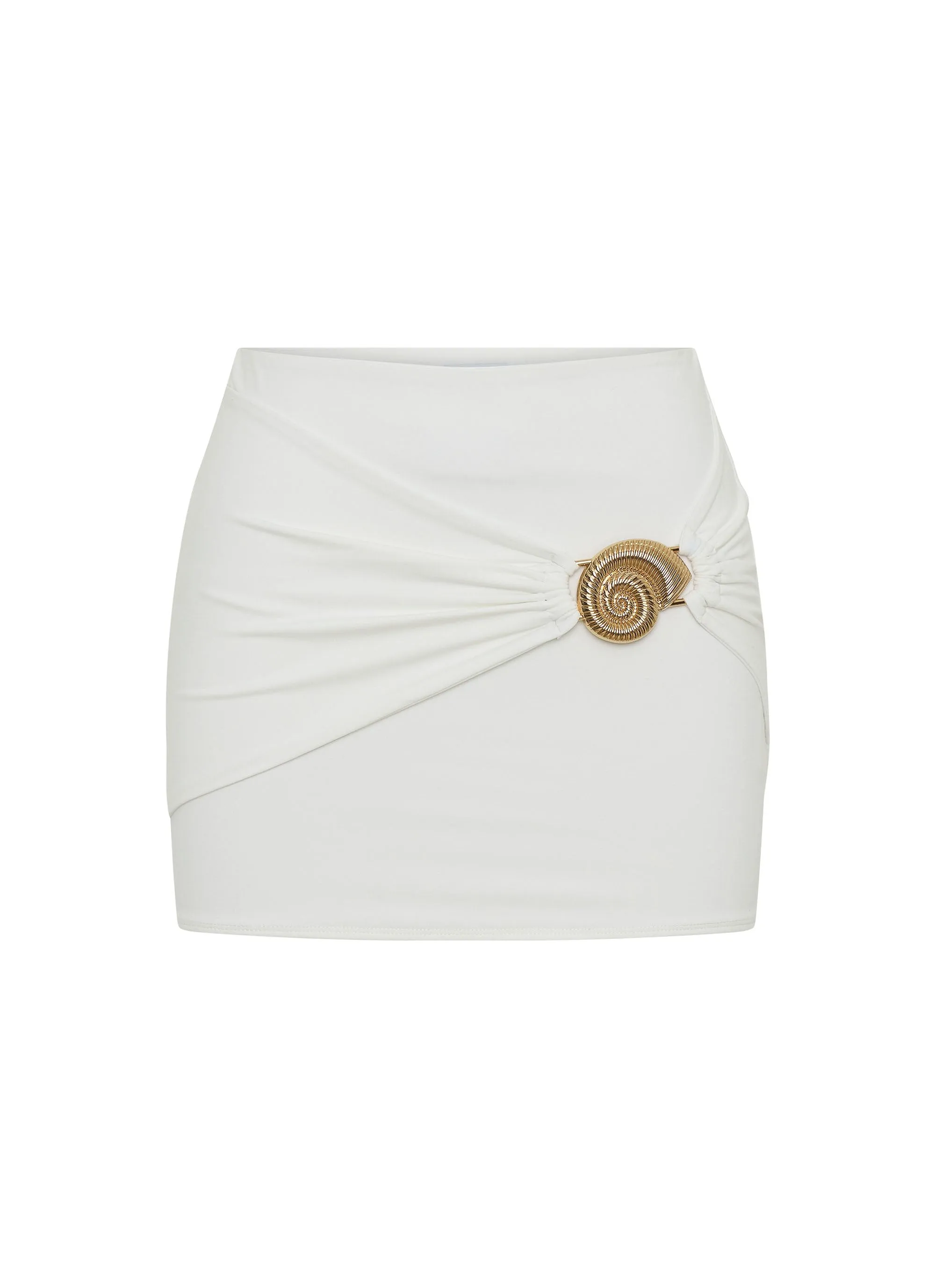 Shoreline Mini Skirt - White light feel