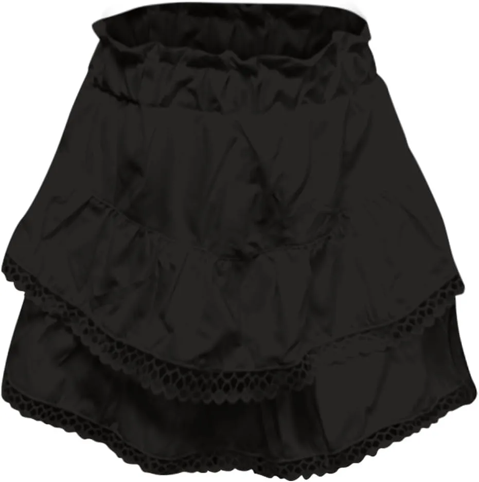 Maxi Skirt for Woman Trendy Crochet Mini Flowy Comfy Tennis Golf Skirts Ruffle Summer Tiered Boho High Waisted Shorts
